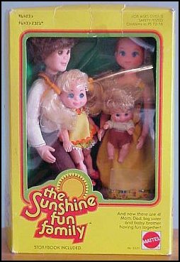 mattel sunshine family dolls
